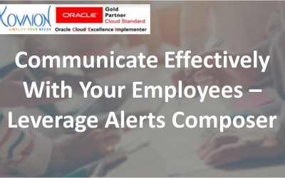 Communicate Effectively With Your Employees – Leverage Alerts Composer