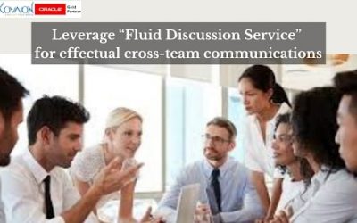 Leverage “Fluid Discussion Service” for effectual cross team communications