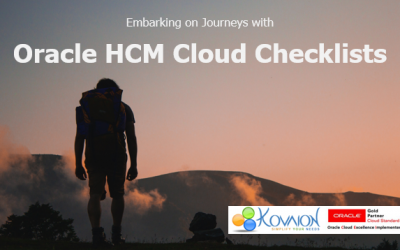 Embarking on Journeys with HCM Cloud Checklists