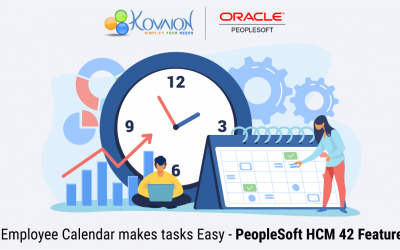 Employee Calendar makes tasks easy – PeopleSoft HCM 42 feature