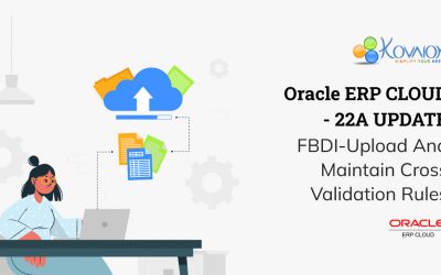 Oracle ERP Cloud – 22A Update