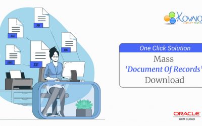 One Click Solution to Handle Mass DOR Downloads In HCM Cloud
