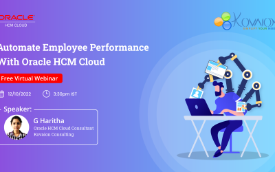 Automate Employee Performance with Oracle HCM Cloud