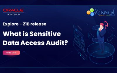 Sensitive Data Access Audit | Oracle HCM Cloud | 21B Release