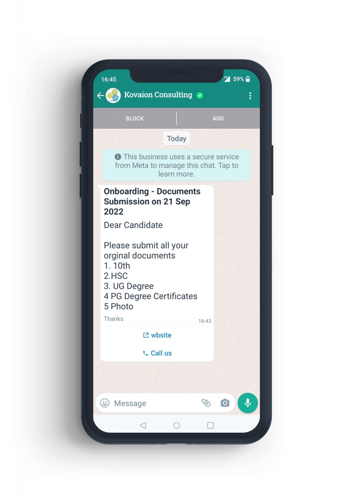 whatsapp-business-automation-tool-for-onboarding-candidates