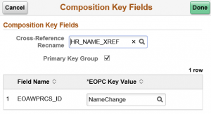 Approvals on the Go -
Composite Key Fields and Secondary page display