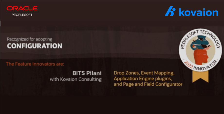 PeopleSoft-Innovator-2022-BITS-Pilani-&-Kovaion