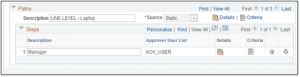 AWE in PeopleSoft - PeopleSoft Approval Framework - Line Level Approval - 10