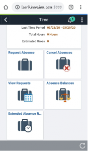 2-ESS-Screen-on-a-Mobile-Device--Fluid-Extended-Absence -Self-Service--Oracle-PeopleSoft-PUM-31-feature