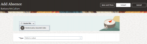 Fig 3 - oracle-me-elevate-employee-experience-using-journeys-Absence type (add absence)