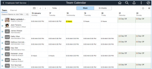 PeopleSoft-HCM-personalize-my-team-for-manager-Team Calendar