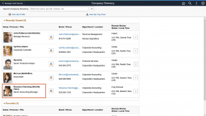 PeopleSoft HCM Update Image 45 | Additional Display Configurability for Company Directory | Employee Profile with their Pronouns