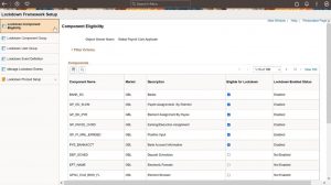PeopleSoft HCM Update Image 46 – Unveiling the Power of PUM Highlights - Component Lockdown Framework Setup