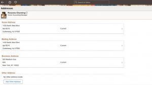 PeopleSoft HCM Update Image 46 – Unveiling the Power of PUM Highlights - Employee Self Service Address Config Page