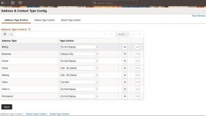 PeopleSoft HCM Update Image 46 – Unveiling the Power of PUM Highlights - Address & Contact Type Config Page