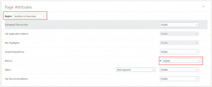 Page-Attributes - Enabling Metrics in Requisition Overview - Oracle Fusion Recruiting Cloud