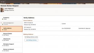 PeopleSoft HCM Update Image 46 – Unveiling the Power of PUM Highlights - Verify Remote Worker Home Address