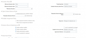 Implementing Compensatory Type Absence 8