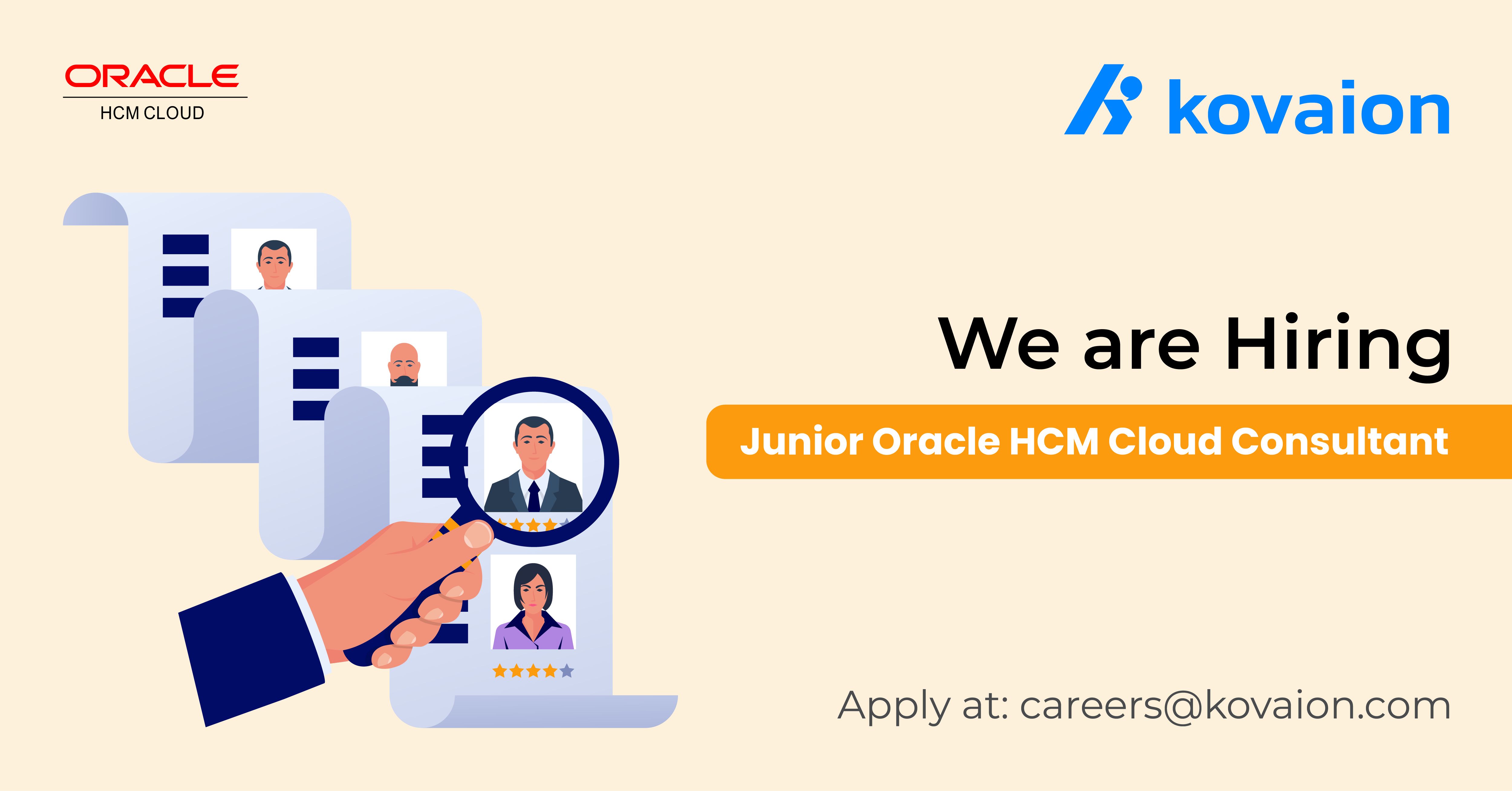 Junior Oracle HCM Cloud Consultant