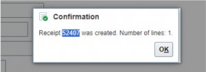 Receipt creation confirmation - oracle-erp-cloud-evaluated-receipt-settlements-ers