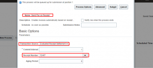 Send Pay on Receipt Schedule process Details - oracle-erp-cloud-evaluated-receipt-settlements-ers