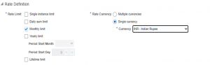 Configuring Rate Definitions 
