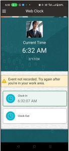 Employee- view-of-“Restrict”-geofence-violation-Web-Clock 