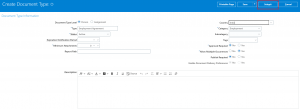 Fig.3: Document type configuration