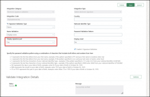 Fig8- Checklist Integrations configuration