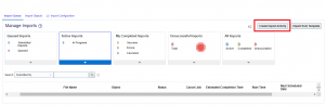 Selection-of-Create-Import-Activity