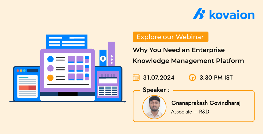Webinar | Why You Need an Enterprise Knowledge Management Platform 