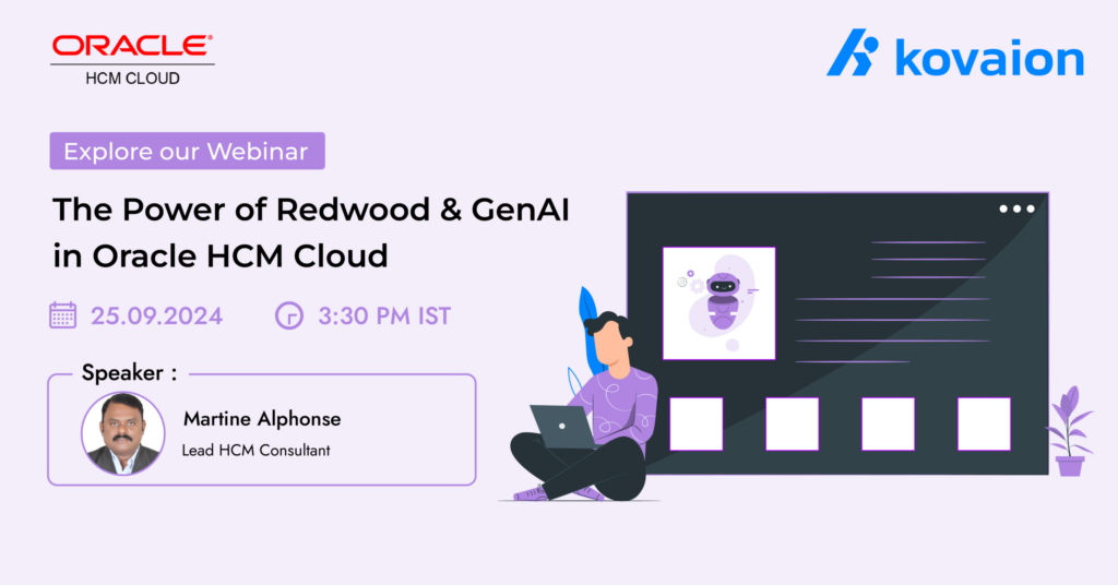 The Power of Redwood & GenAI in Oracle HCM Cloud