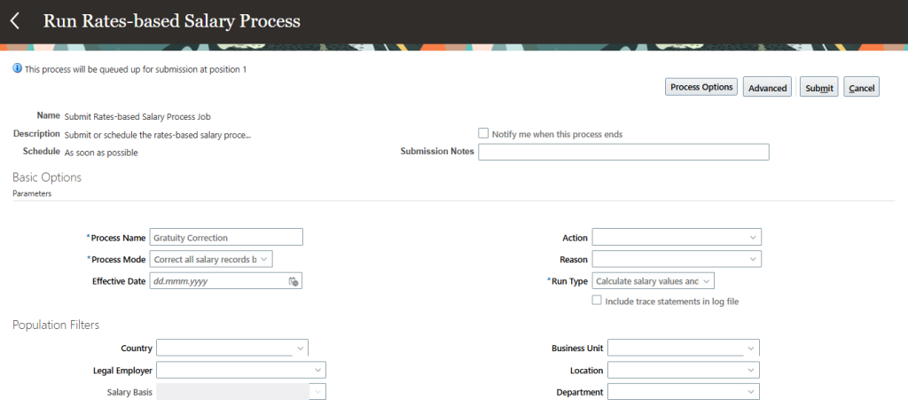 Recalculate Rate Component and Salary Details Using Run Rates-based ...