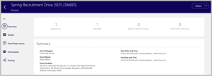 Fig 10: Event Check-In URL