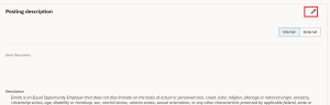 Fig 8: Posting Description