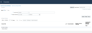 Instructor-Led Training in Oracle Learning Cloud - A Comprehensive Guide -- Fig 3.1: Course Creation Page