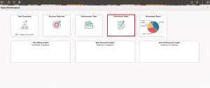 Fluid Performance Notes in PeopleSoft HCM PUM 52 - Fig 2: Navigation MSS - Team Performance