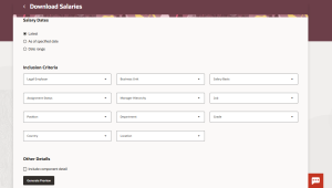 Redwood Download Salaries in Oracle HCM 25B - Fig 3: Redwood Theme for Download Salaries