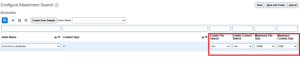 Oracle Redwood Experience: New and Improved Filters on Candidate List Pages - Fig 5: Set the file size