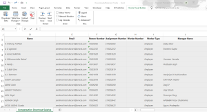 Redwood Download Salaries in Oracle HCM 25B - Fig 8: Downloaded data