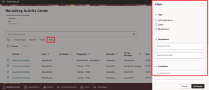 Simplifying Hiring with the Recruiting Activity Center in Oracle Recruiting Cloud 