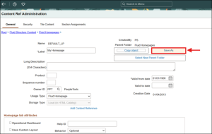 Content Reference Administration in People Tools 8.62