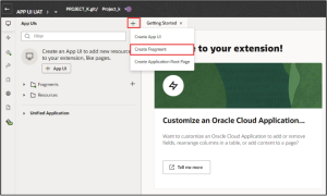 How to Create Custom Pages Using Fragments in Visual Builder Studio (VBS) 