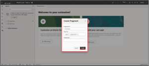 How to Create Custom Pages Using Fragments in Visual Builder Studio (VBS)