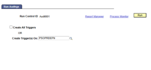 Implementing Audit Triggers and Audit Jobs in PeopleSoft