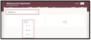 How the Advanced Instructions Layout Configuration Transforms Journey Task Notes in Oracle HCM 25C Fig 2: Choose Layout Configuration
