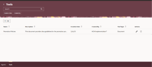How to Configure AI Agent Task Type for Guided Journeys in Oracle HCM Cloud Fig 2: Add a new tool