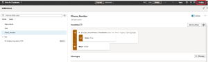 How to Configure Phone Number Validation in VBCS Fig 5: Preview and Publish the Validation Rule