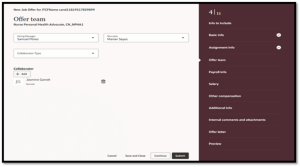 How to Create a Job Offer in Oracle Recruiting Cloud 25C Redwood Experience 