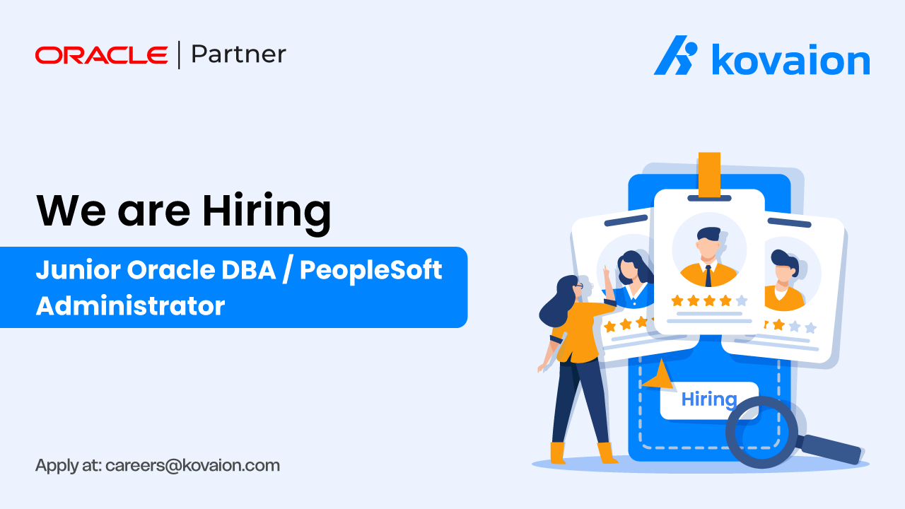 Associate Oracle DBA / PeopleSoft Administrator Associate Oracle DBA / PeopleSoft Administrator